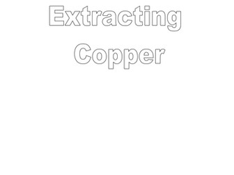 Extracting copper.