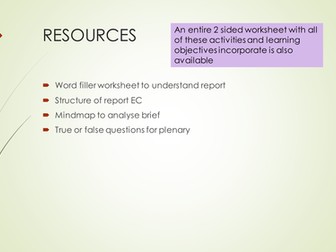 Food Preparation and Nutrition - Introduction to NEA task 1 WORKSHEETS  AND ANSWERS