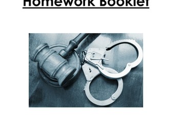 Edexcel Religious Studies Islam: Crime and Punishment Homework booklet