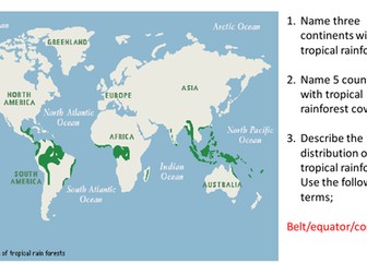 Location Of Tropical Rainforest - Found on every continent ...