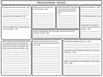 ks3 activate 2 science book revision bundle by perigeescienceresources
