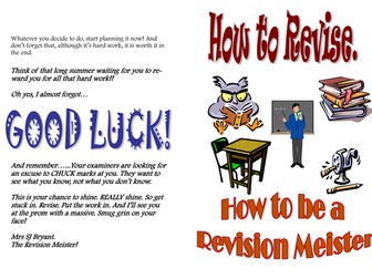 How to Revise