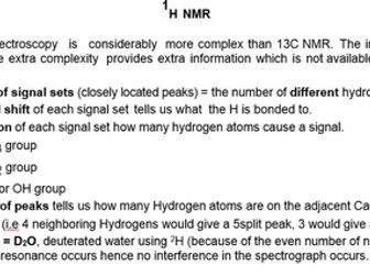H NMR Session A2 with 2016 OCR Example Q's