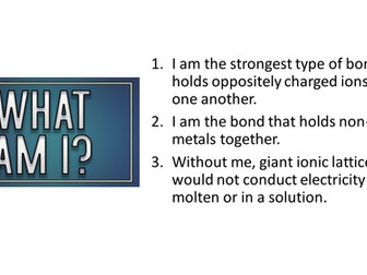 Chemistry Bonding Revision