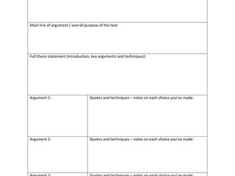IB Diploma IOC Planning Sheet