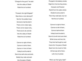 EDEXCEL English Literature - Paper 2: Conflict/unseen poetry (sample question)