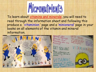 Vitaminions and Minionerals