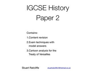 CIE IGCSE History Paper 2 guide