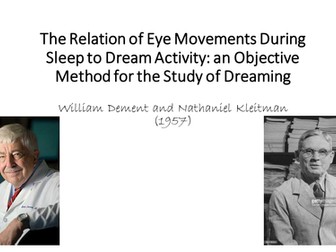 Dement and Kleitman (1957)