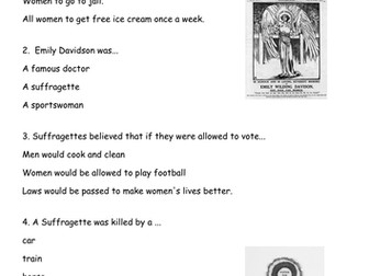 Suffragettes for SEN