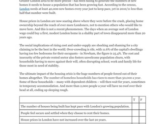London's Housing Crisis