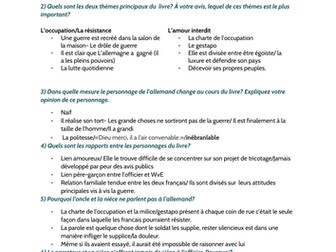 A2 French Speaking- Le silence de la mer