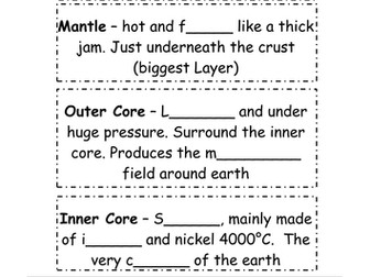 KS3 Earth Structure