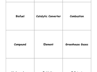 GCSE Chemistry (OCR) Key Term Definition Flashcards (C1, C2, C3)