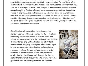 WJEC Description Writing Example - Unit 2 - Section B - WJEC GCSE Enlish Language