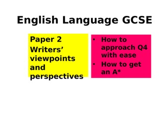 AQA New Specification English Language - Technology Paper - Question 4