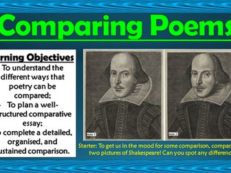 Comparing Poems!