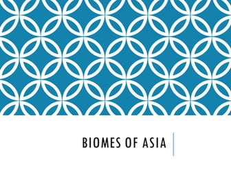 Biomes of Asia