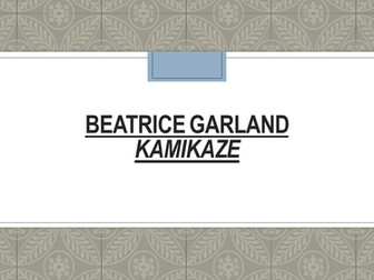 Beatrice Garland's 'Kamikaze'