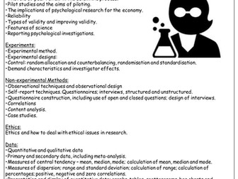 A-level Paper 2 Research Methods Revision Booklet