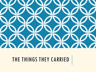 The Things They Carried - A-Level