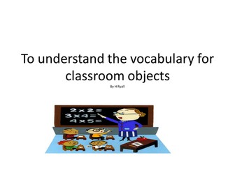 Spanish - Classroom objects vocabulary KS2 and Year 7