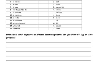 Quel and ce/cette with school uniform