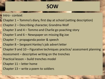 Private Peaceful full term SOW + resources mixed ability