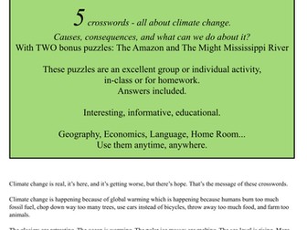 Climate Change Crosswords