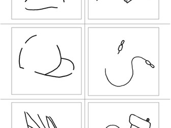 Visual cloze exercises.