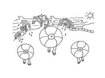 Templates for Beachballs and templates for umbrellas.