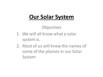 Earth in Space full topic