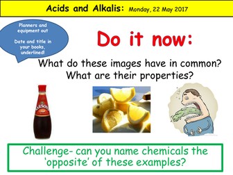 Acids and Alkalis