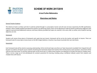 A Level Scheme of Work