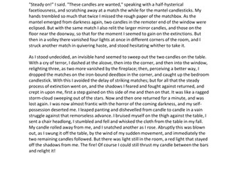 19th Century Fiction Extracts