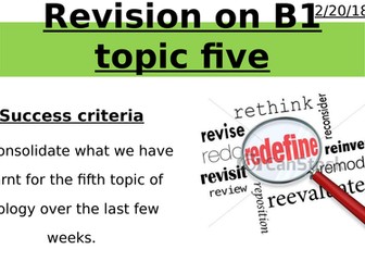 GCSE Edexcel 9-1 CB5 Combined Science HEALTH AND DISEASE TOPIC 5 revision