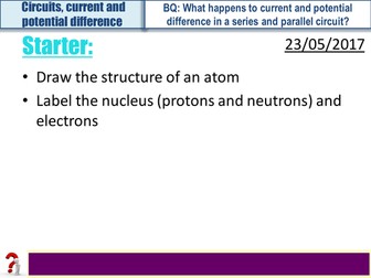Powerpoint - Year 10 Current Edexcel 9-1 Combined Course