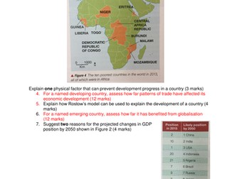 Edexcel B 9-1 Development Dynamics, Urbanisiation, UK evolving landscape, Coasts, Fieldwork
