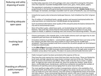 Curitiba Information Sheet