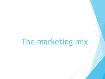 Introduction to marketing