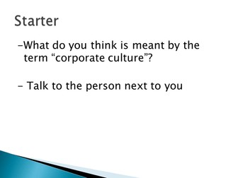 Corporate culture