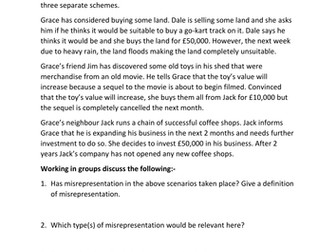 Misrepresentation law