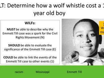 Unit of Work - Civil Rights Movement (KS3)