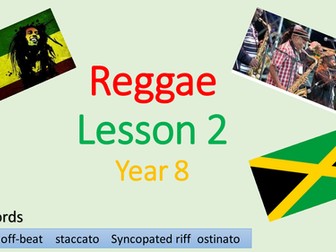 Reggae Lesson KS3 (With starter quiz)