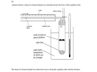 DETERMINATION OF RESPIRATION RATES OF SMALL ORGANISMS AT DIFFERENT TEMPERATURES USING A RESPIROMETER