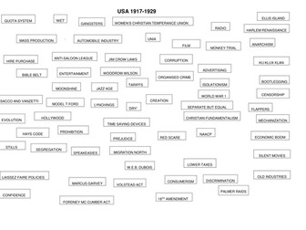 Edexcel International GCSE History USA 1917-29 Linking activity
