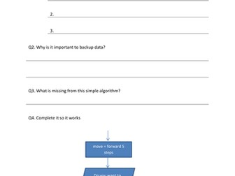 Mock exam Questions for KS3 ICT
