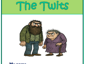 The Twits - Roald Dahl - KS1 Comprehension Activities Booklet!