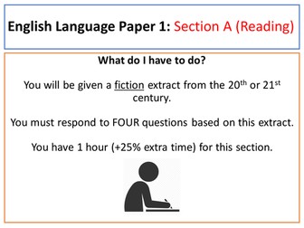 AQA English Language Paper 1 guidance