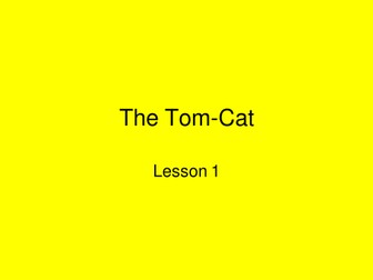 The Tom-Cat Poem PEE